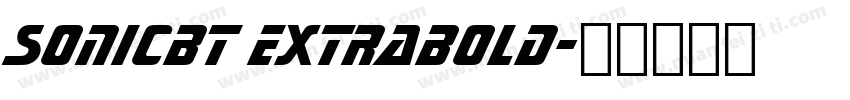SonicBT ExtraBold字体转换
